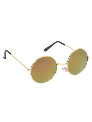 arzonai hammond golden ma-040-s10 unisex round sunglasses - 14503830 - Standard Image - 2