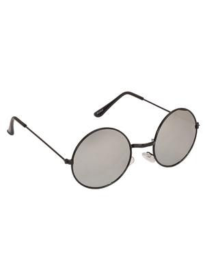 arzonai hammond black ma-040-s15 unisex round sunglasses - 14503833 - Standard Image - 2