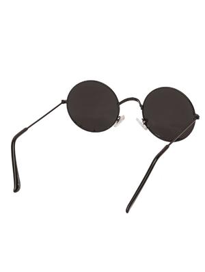 arzonai hammond black ma-040-s15 unisex round sunglasses - 14503833 - Standard Image - 4
