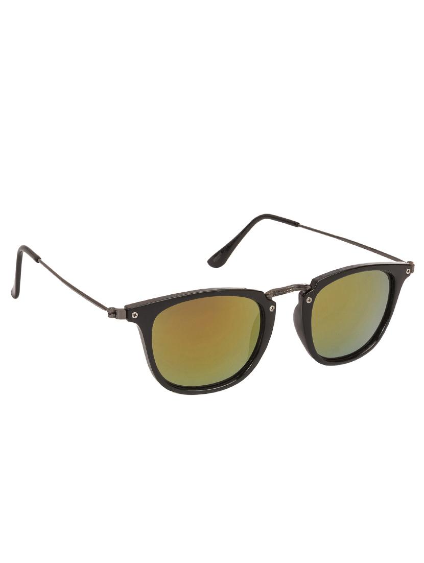 arzonai drine mirror black ma-054-s5 unisex wayfarer sunglasses - 14503868 - Zoom Image - 2