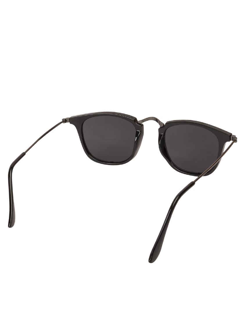 arzonai drine mirror black ma-054-s5 unisex wayfarer sunglasses - 14503868 - Zoom Image - 4
