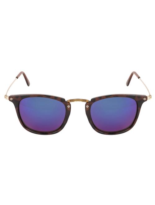 Arzonai Drine Mirror Leopard MA-054-S6 Unisex Wayfarer Sunglasses - 14503869 - Standard Image - 1