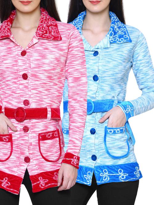 Set of 2 multi colored overcoat - 14503902 - Very Small Image - 1