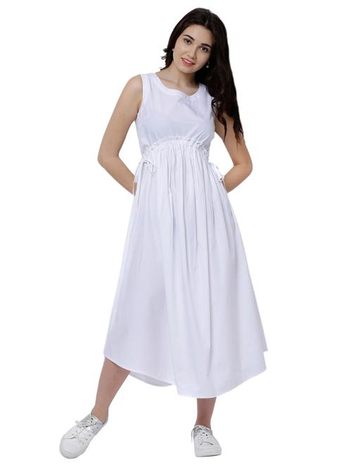 white A-line dress - 14504015 - Very Small Image - 1