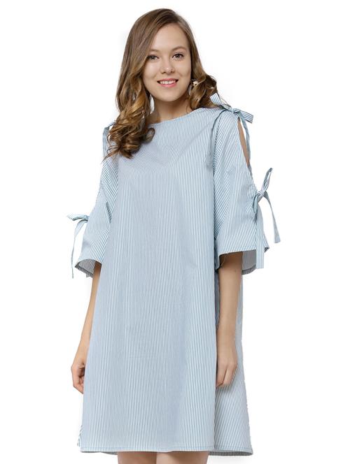 Blue tent dress - 14504108 - Very Small Image - 1