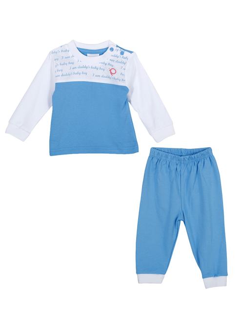 blue cotton twin set - 14504251 - Standard Image - 1