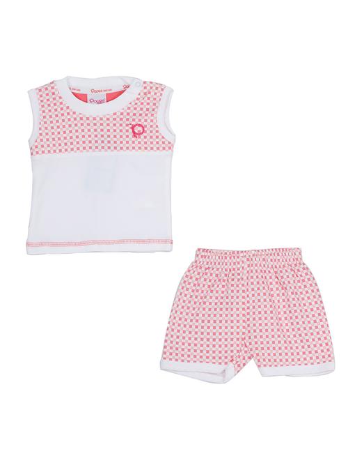 pink cotton shorts set - 14504264 - Standard Image - 1