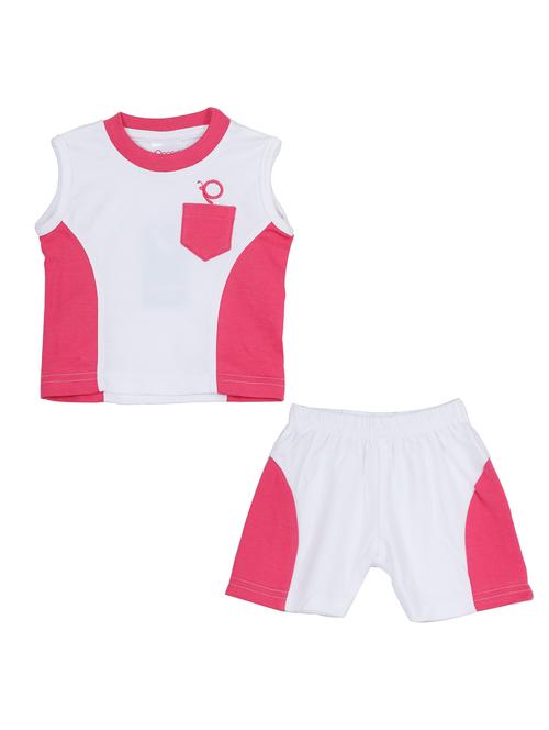pink cotton shorts set - 14504284 - Very Small Image - 1
