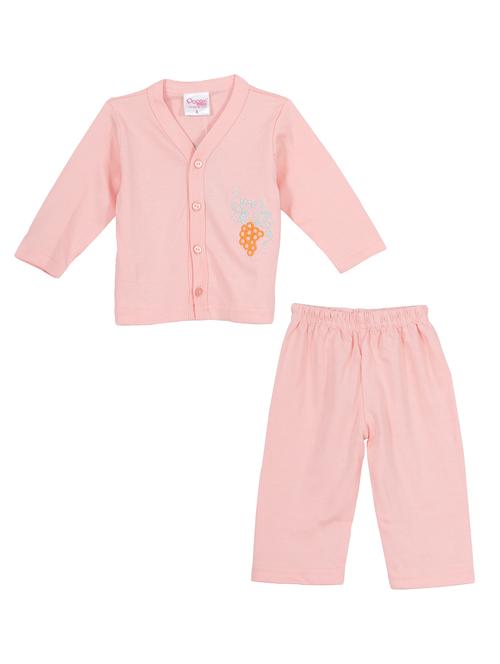 pink cotton twin set - 14504285 - Standard Image - 1