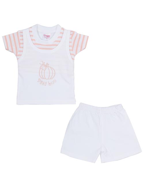 pink cotton shorts set - 14504318 - Very Small Image - 1