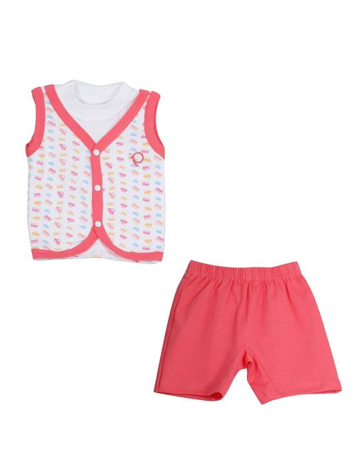 red cotton shorts set - 14504323 - Very Small Image - 1