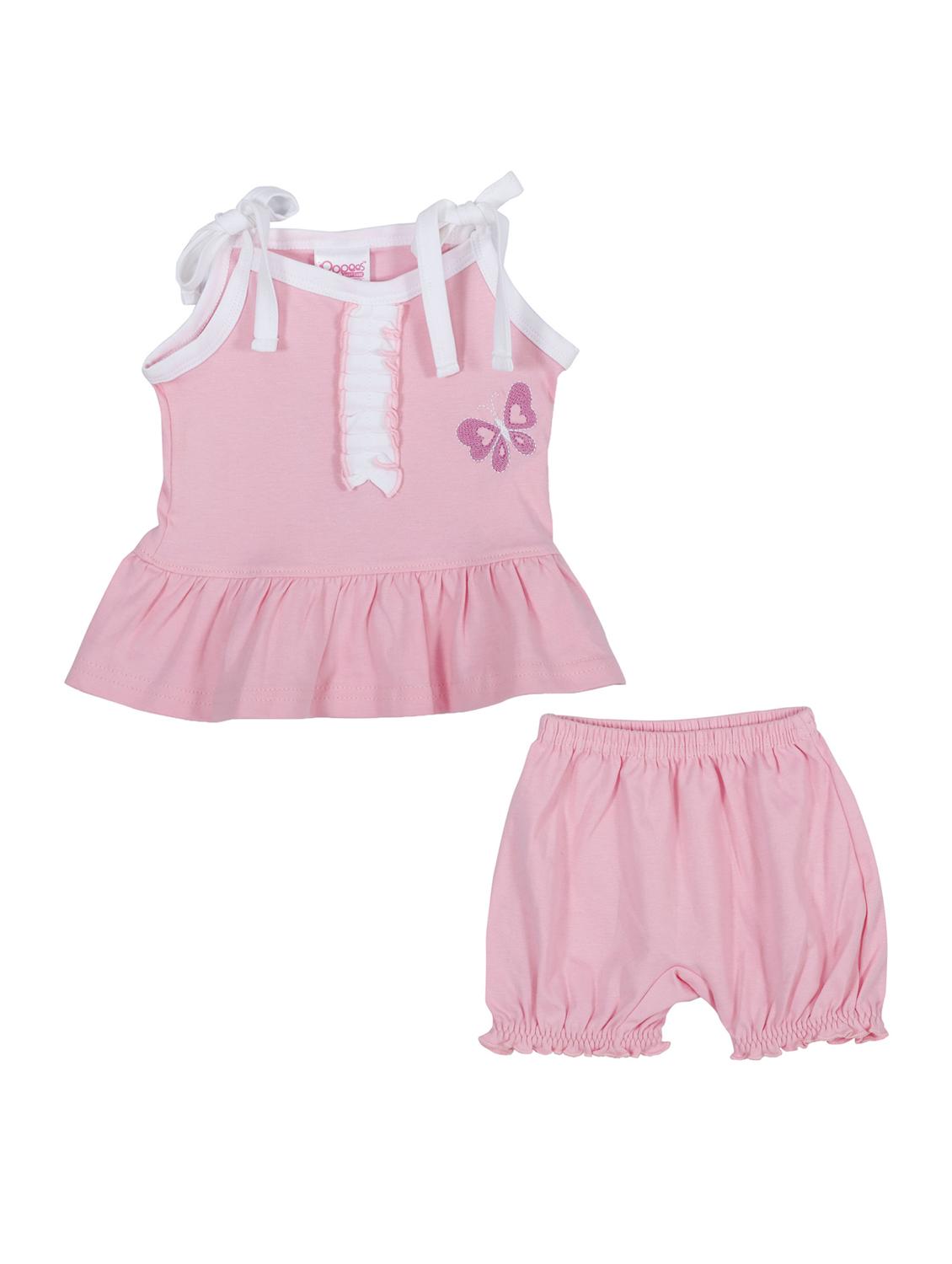 pink cotton shorts set - 14504344 - Zoom Image - 1