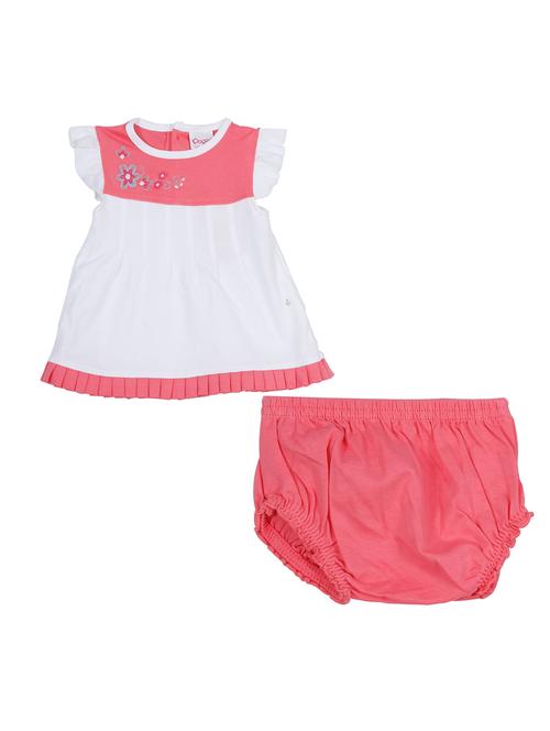 red cotton tunic set - 14504348 - Standard Image - 1