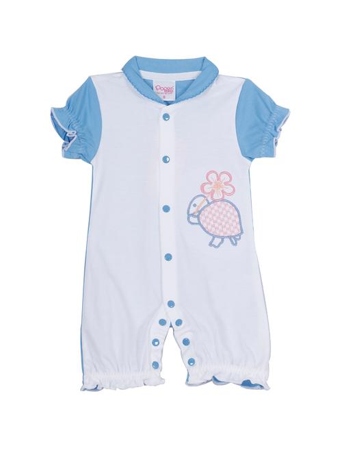 blue cotton dungaree - 14504357 - Very Small Image - 1