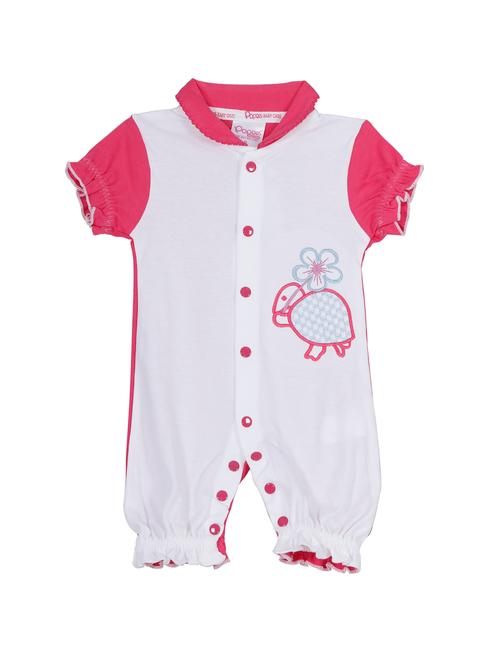 pink cotton jump suit - 14504358 - Very Small Image - 1