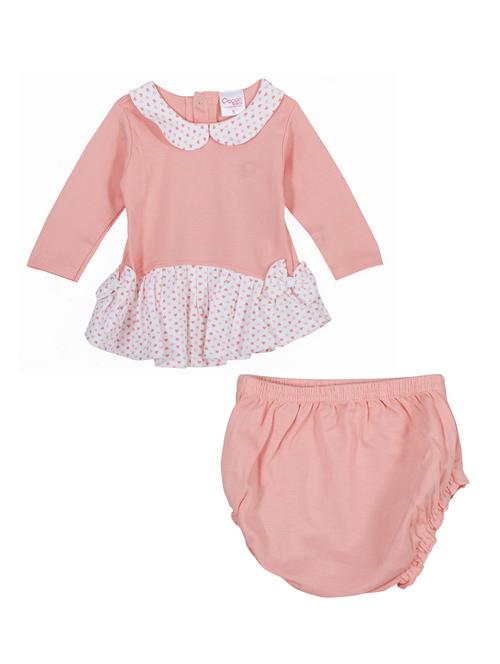 pink cotton twin set - 14504369 - Very Small Image - 1