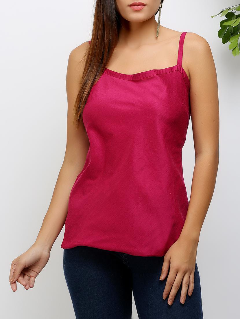 spaghetti strap silk blend cami top - 14504423 - Zoom Image - 1