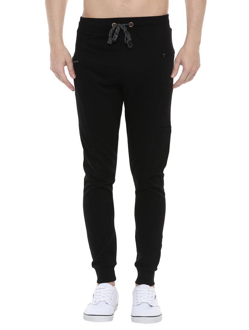black cotton joggers - 14504447 - Zoom Image - 1