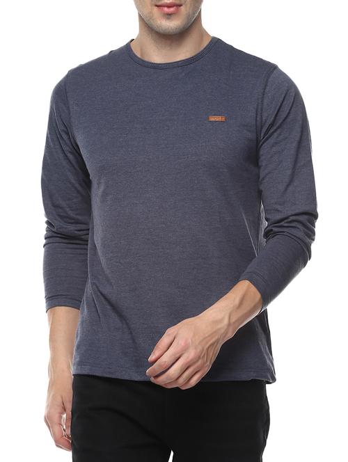 blue cotton t-shirt - 14504534 - Standard Image - 1
