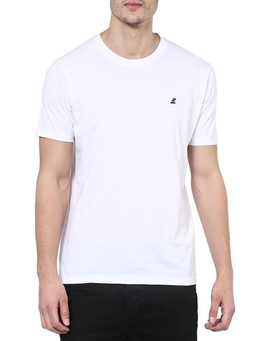 white cotton t-shirt - 14504552 - Standard Image - 1