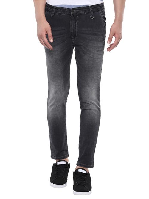blue cotton washed jeans - 14504635 - Very Small Image - 1