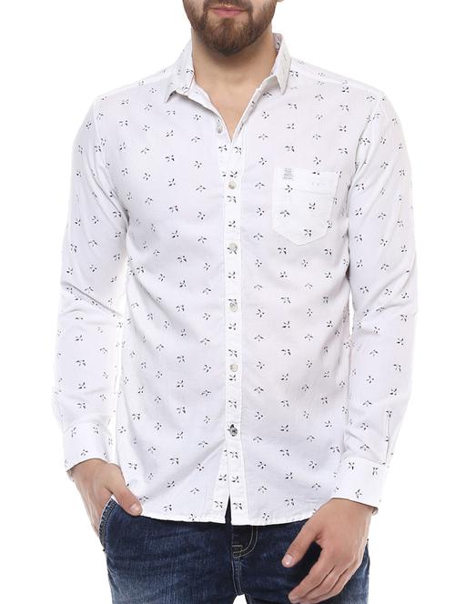 white cotton casual shirt - 14504764 - Very Small Image - 1