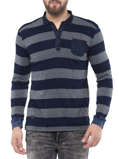 blue cotton t-shirt - 14504852 - Standard Image - 1