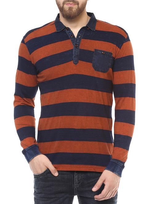 orange cotton t-shirt - 14504853 - Standard Image - 1