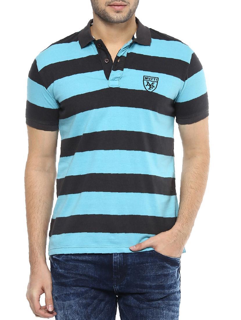 blue cotton t-shirt - 14504866 - Zoom Image - 1