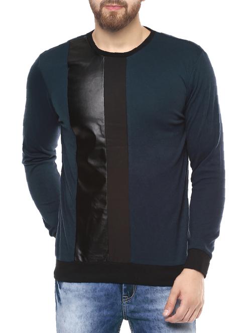 blue cotton sweatshirt - 14504905 - Standard Image - 1