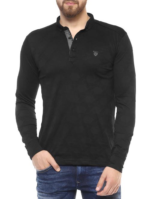 black cotton t-shirt - 14504907 - Very Small Image - 1
