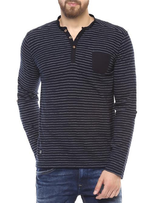 blue cotton t-shirt - 14504929 - Standard Image - 1