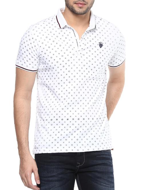 white cotton t-shirt - 14504935 - Standard Image - 1