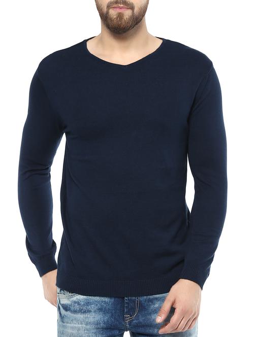 blue cotton t-shirt - 14504958 - Standard Image - 1