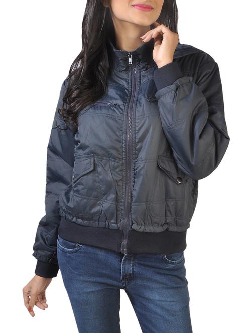 navy blue nylon jacket - 14505016 - Very Small Image - 1