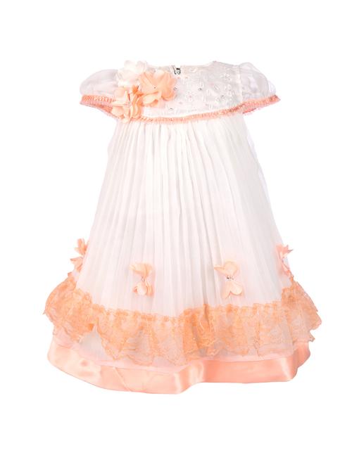 orange chiffon frock - 14505046 - Standard Image - 1