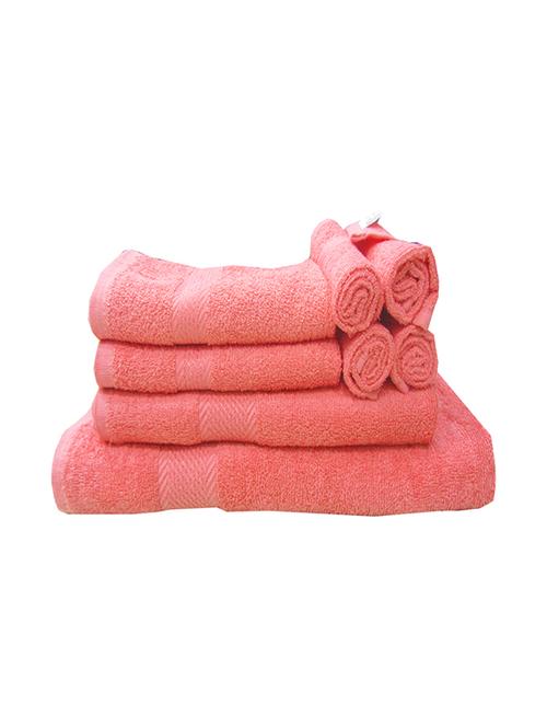 100% Cotton Paradiso Towel 7 PC Set(1 Bath Towel+ 2 Hand Towel + 4 Face Towel) - 14505223 - Very Small Image - 1