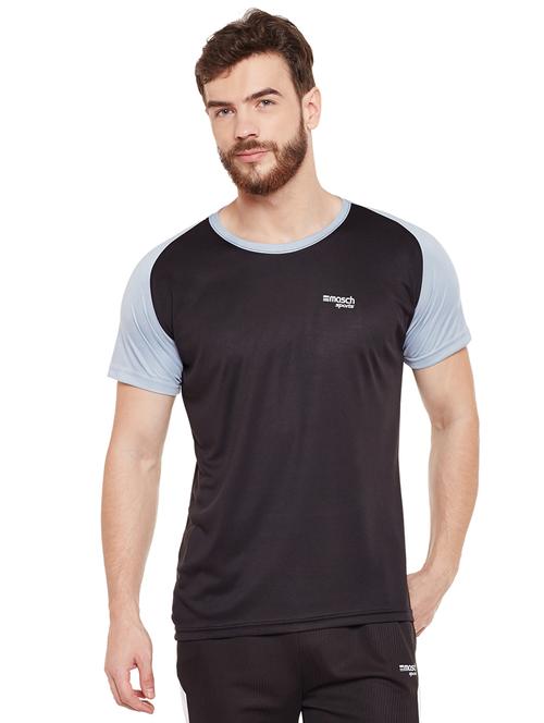 black polyester t-shirt - 14505883 - Standard Image - 1