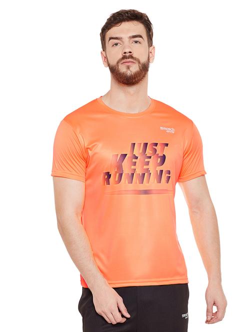 orange polyester t-shirt - 14505899 - Standard Image - 1