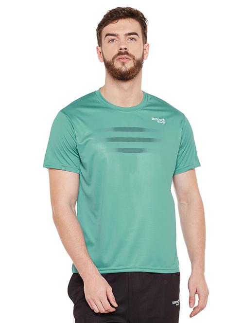 green polyester t-shirt - 14505909 - Standard Image - 1
