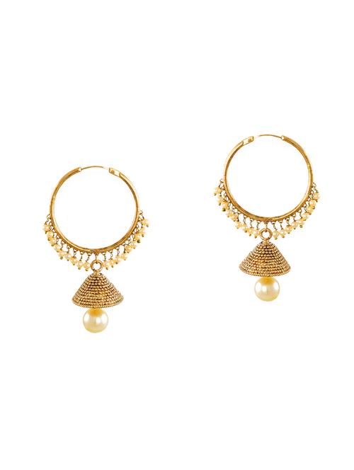 gold zinc balli earrings - 14506131 - Very Small Image - 1