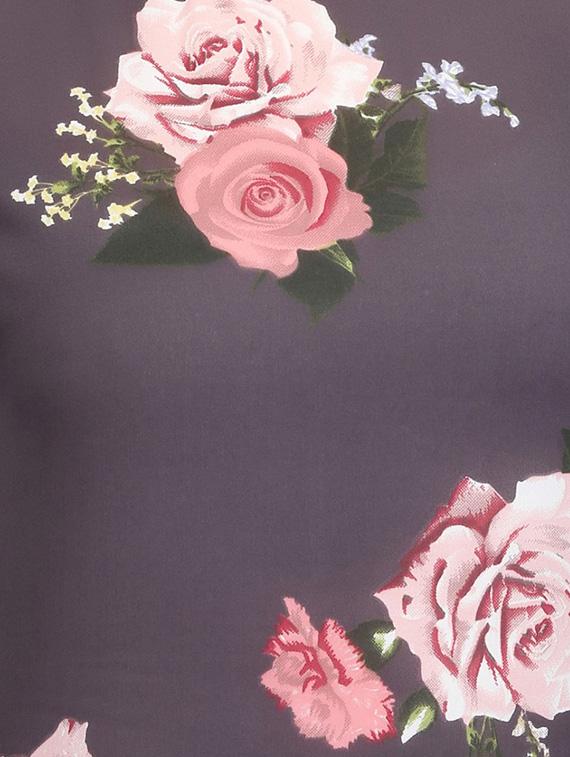 floral boat neck top - 14506278 - Zoom Image - 4