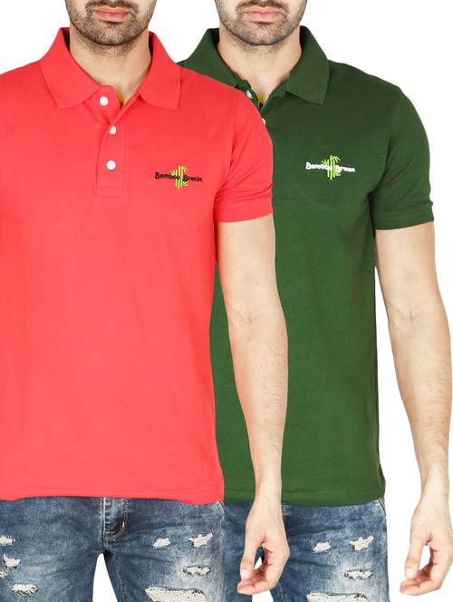 (set of 2) multi colored cotton t-shirt - 14506401 - Very Small Image - 1