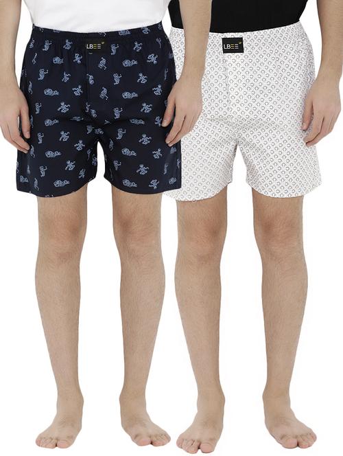 multi colored cotton boxers (Set Of 2) - 14506480 - Very Small Image - 1