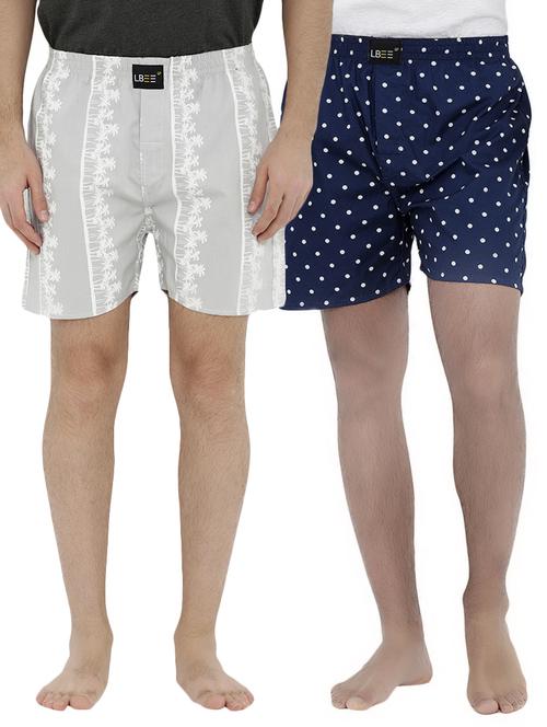 multi colored cotton boxers (Set Of 2) - 14506483 - Standard Image - 1