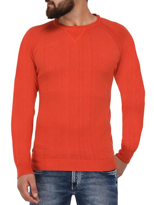 orange cotton pullover - 14506510 - Very Small Image - 1