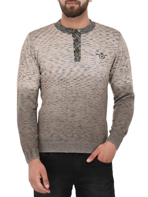 brown acrylic pullover - 14506517 - Very Small Image - 1