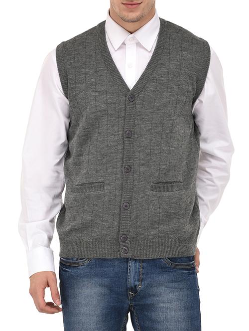 grey acrylic cardigan - 14506524 - Very Small Image - 1