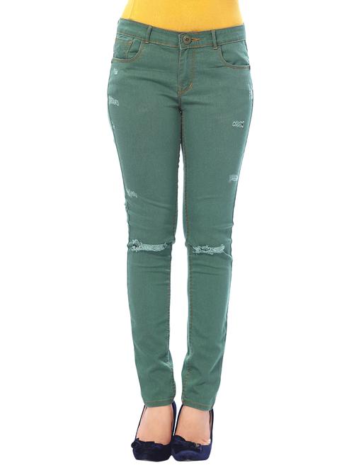 green denim jeans - 14506751 - Standard Image - 1