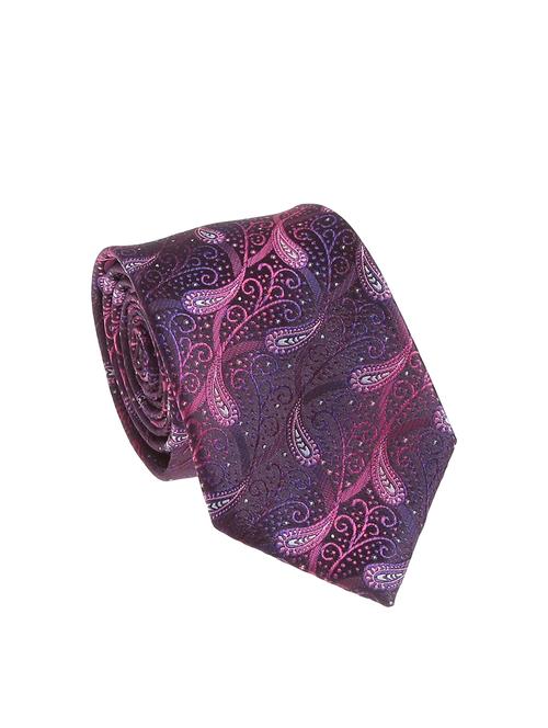 multicolor micro silk fabric tie with cuff link and pocket square - 14506784 - Standard Image - 1